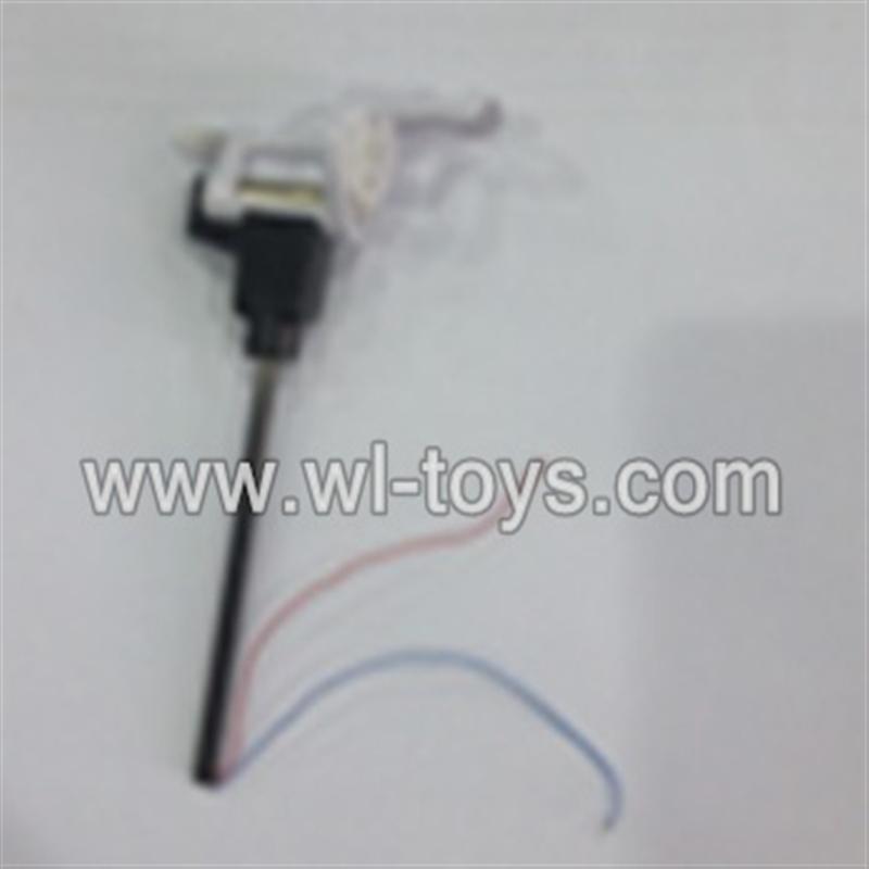 SYMA-X7-parts-09 Reversing-rotating Motor Assembly D(Black & White wire)