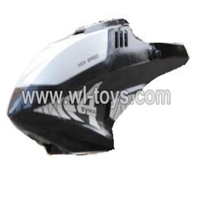 SYMA-F4-parts-01 Head cover(Black) SYMA F4 rc helicopter Spare parts SYMA TOYS model F4 helikopter Accessories