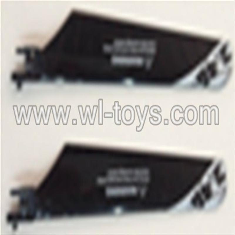 SYMA-F4-parts-03 Main Blades (2pcs-black) SYMA F4 rc helicopter Spare parts SYMA TOYS model F4 helikopter Accessories