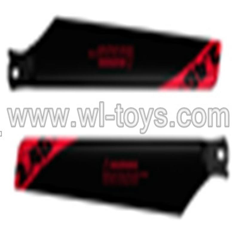 SYMA-F4-parts-04 Main Blades (2pcs-red) SYMA F4 rc helicopter Spare parts SYMA TOYS model F4 helikopter Accessories