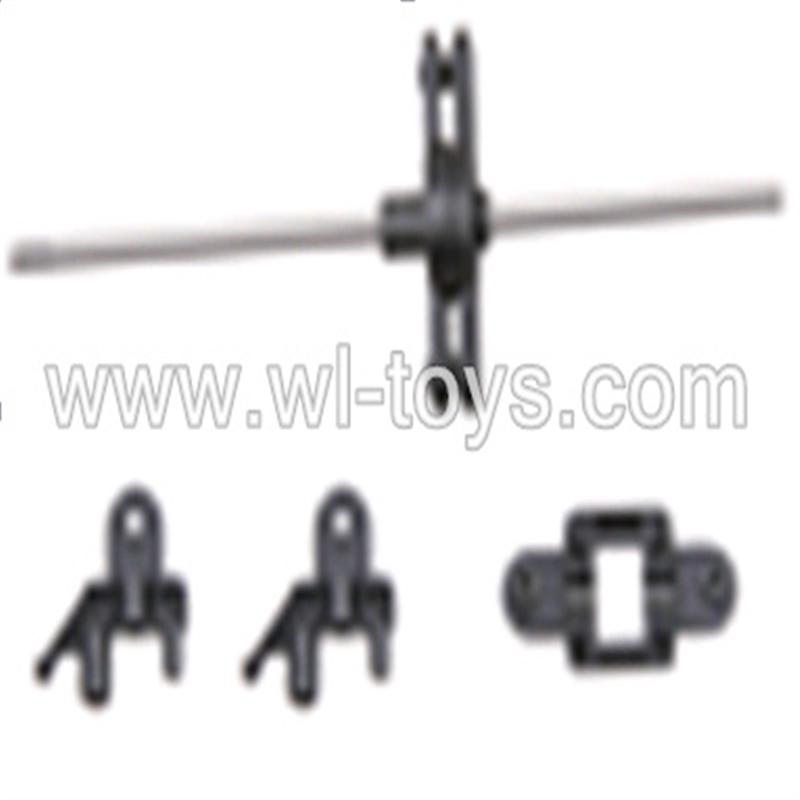 SYMA-S8-parts-07 Uppger main grip set & Lower Blade Grip Set with hollow pipe SYMA S8 rc helicopter Spare parts SYMA TOYS model S8 helikopter Accessories