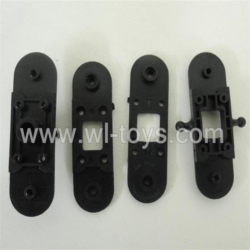 BR6098T-parts-06 Upper and lower main blade grip set BORONG BR6098T RC Helicopter Parts BR 6098T toys model helikopter Accessories