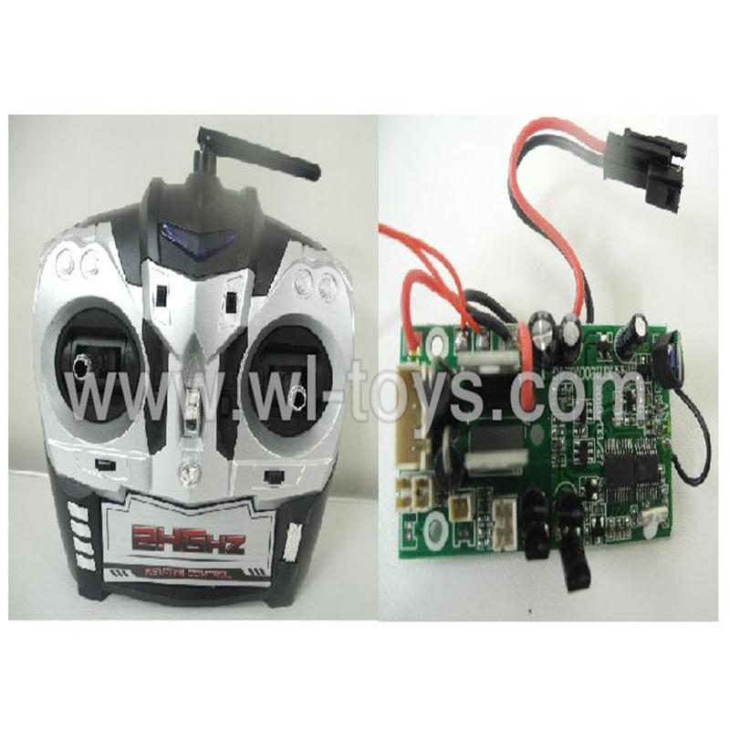 BR6098T-parts-16 Transmitter & Circuit board BORONG BR6098T RC Helicopter Parts BR 6098T toys model helikopter Accessories
