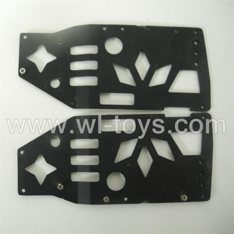 BR6308-parts-32 Main frame B(2pcs) BORONG BR6308 RC Helicopter Parts BR 6308 toys model helikopter Accessories