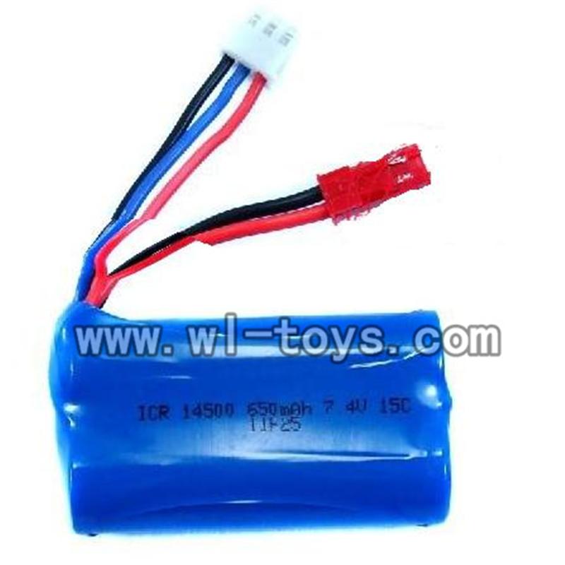 H227-20-parts-21 Battery 7.4v 650mah with JST Red plug,Can use for HTX model toys H227-20,H227-22,H227-24 RC Helicopter