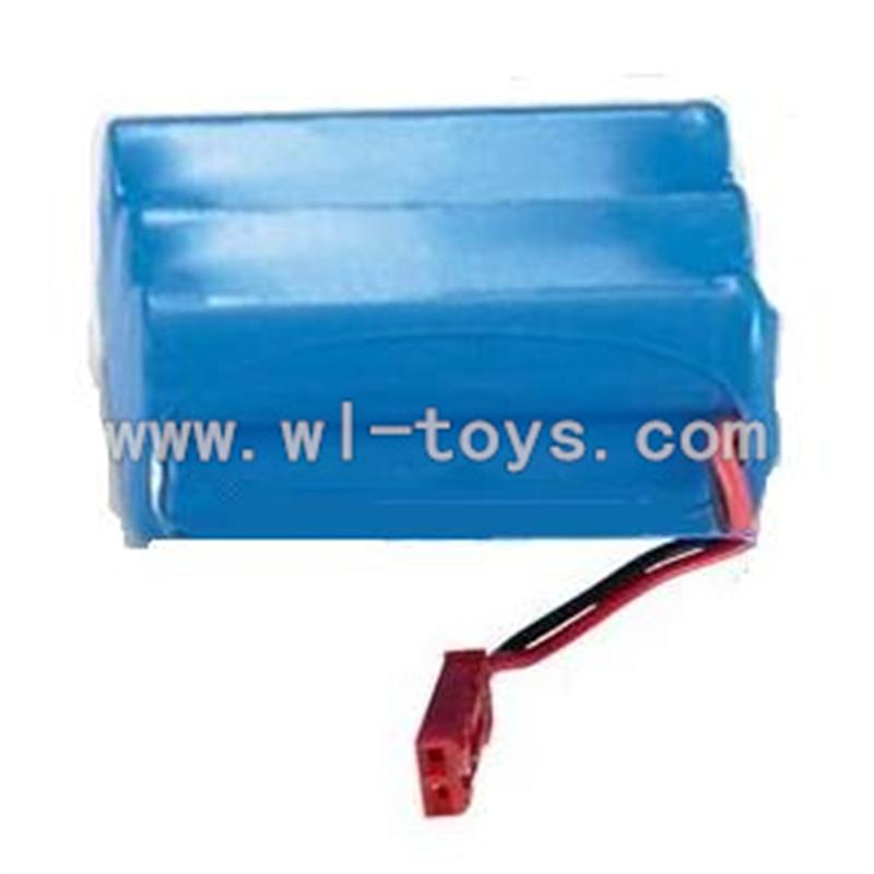 double horse 7009-parts-02 Battery with Red plug(7.2v 650mah)-The New version of Red JST jack,shuang ma 7009 rc boat and dh 7009 parts