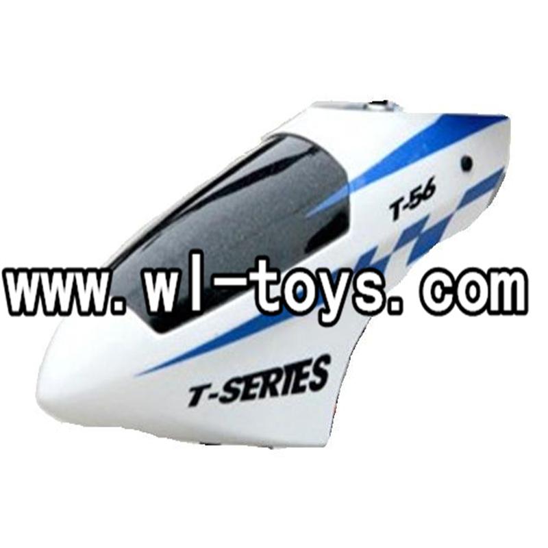 MJX-T56-parts-01 Head cover-Blue MJX T656 RC helicopter parts MJX toys T56 model Accessories