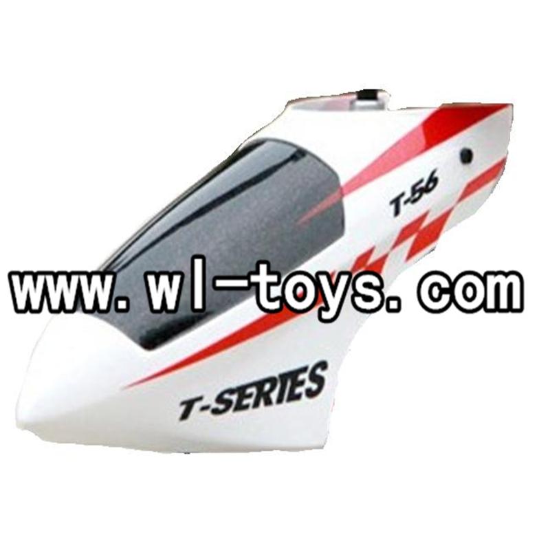 MJX-T56-parts-02 Head cover-Red MJX T656 RC helicopter parts MJX toys T56 model Accessories