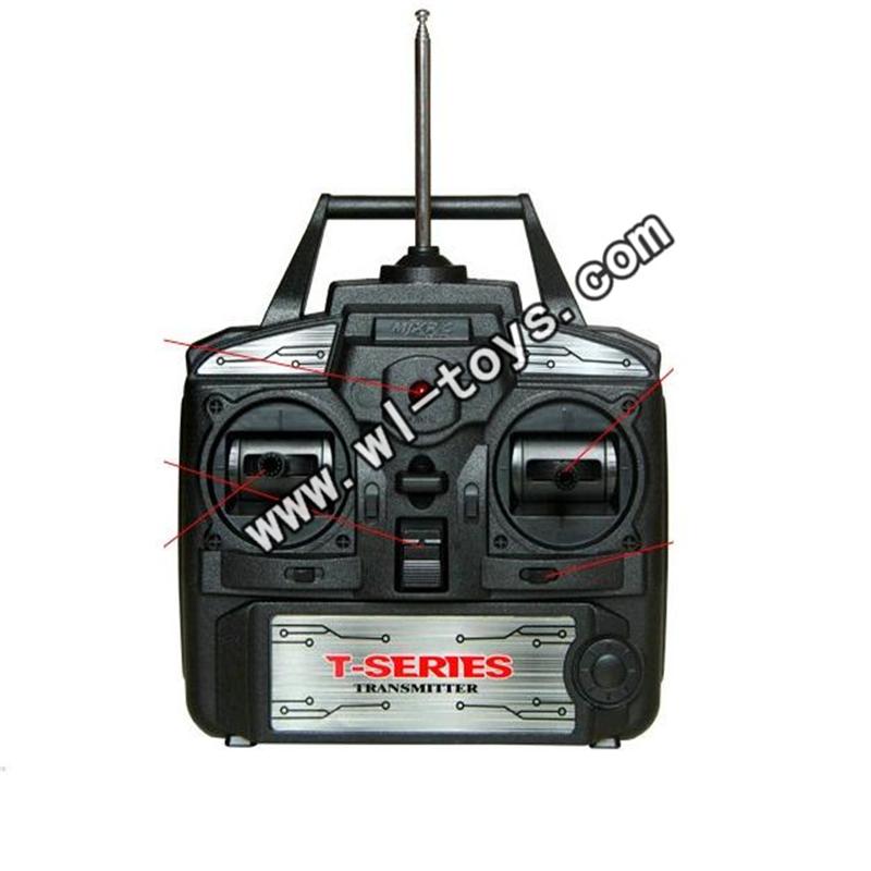 MJX-T56-parts-17 Transmitter with antena MJX T56/T656 RC helicopter parts MJX T656 toys model Accessories