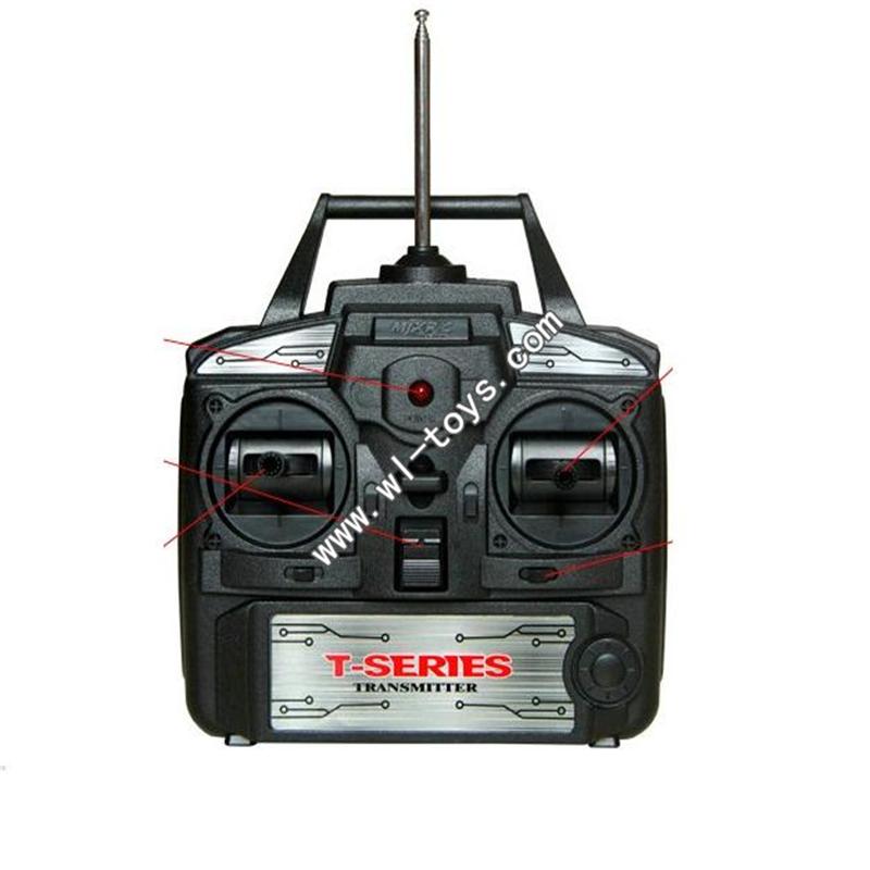 MJX-T57-parts-17 Transmitter with antena MJX T57/T657 RC helicopter parts MJX T657 toys model Accessories