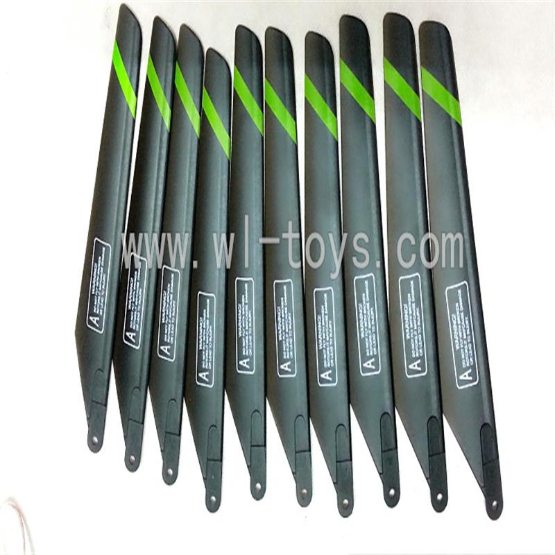 FeiLun FX037/FX059/FX078 parts Main blades(10pcs),FX078 rc helicopter Spare parts FX 078 toys model Accessories
