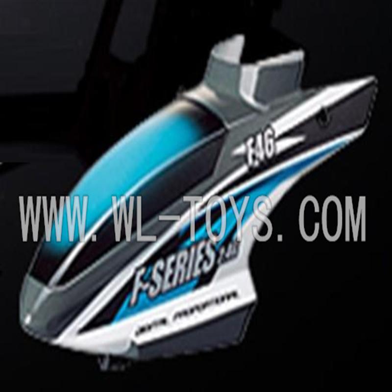 F-series MJX f46 helicopter parts-01 Head cover(Blue),MJX F46 toys F646 rc helicopter model Accessories