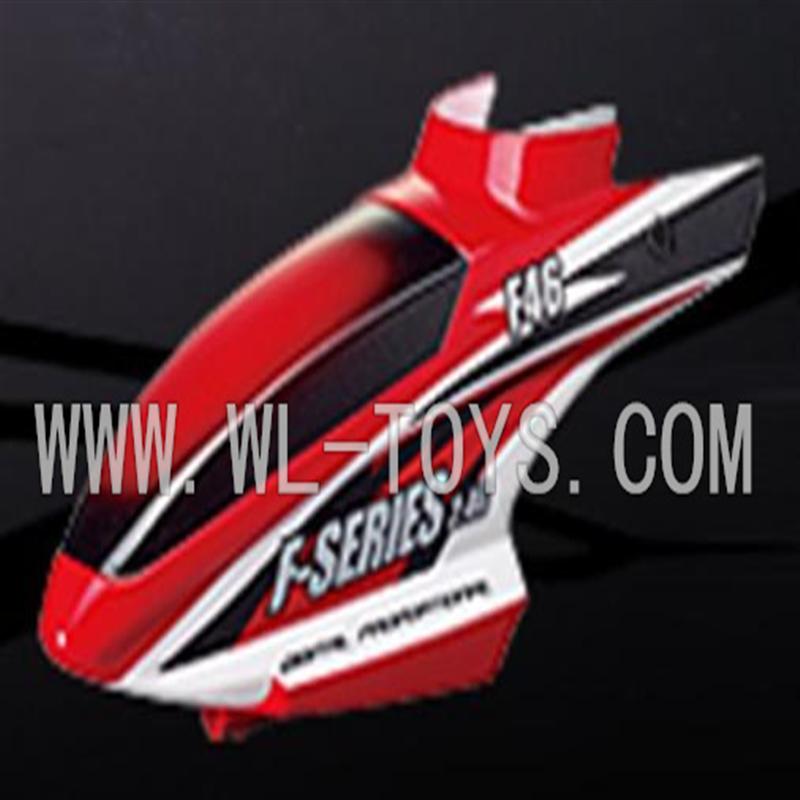 F-series MJX f46 helicopter parts-02 Head cover(Red),MJX F46 toys F646 rc helicopter model Accessories