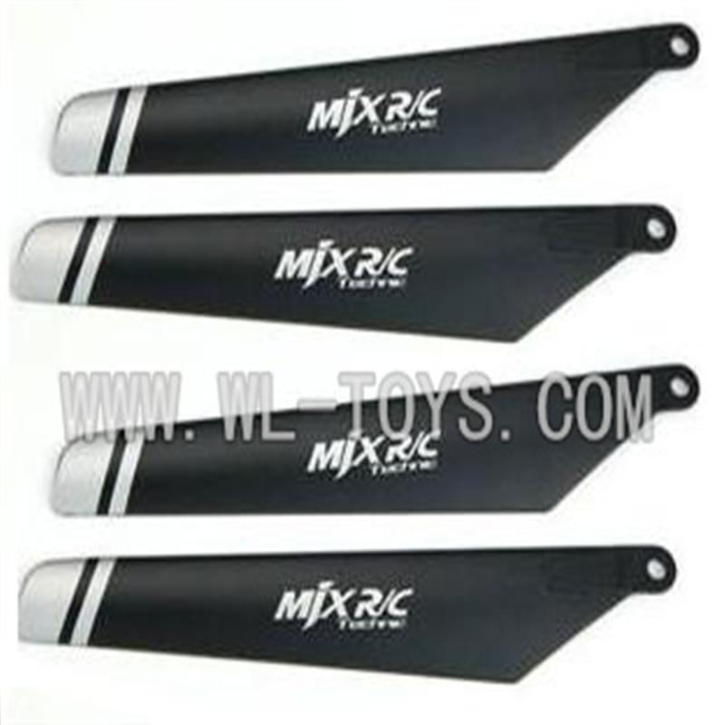 F-series MJX f46 helicopter parts-04 Main rotor blades(4pcs),MJX F46 toys F646 rc helicopter model Accessories