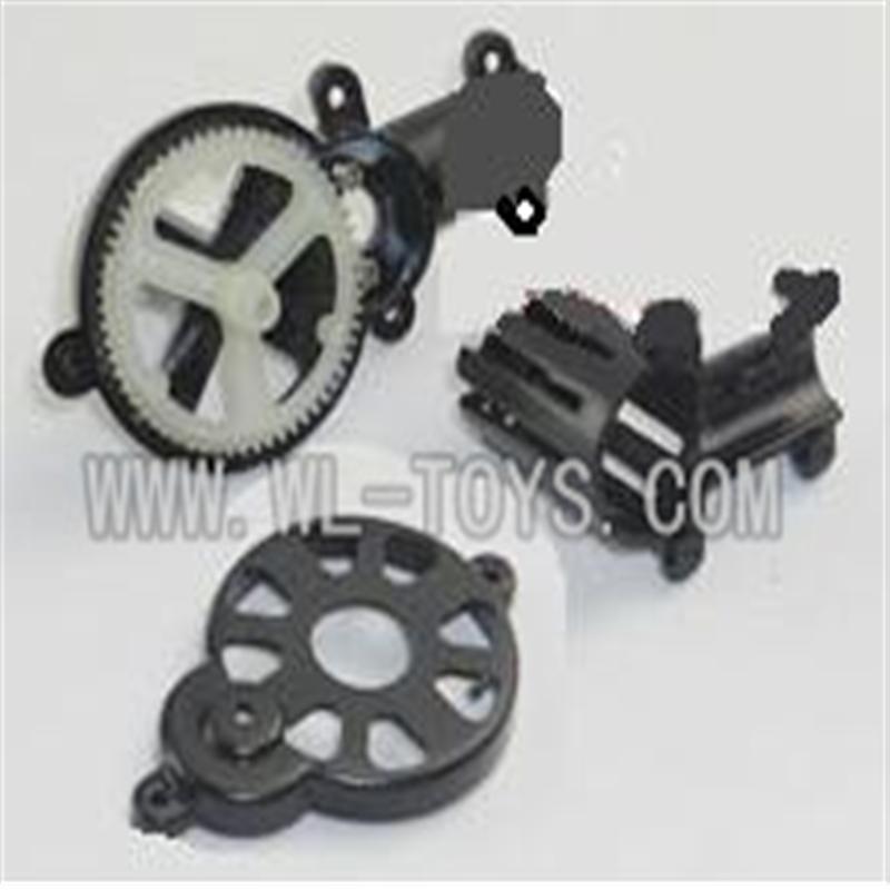 F-series MJX f46 helicopter parts-25 Tail cover & Tail Gear,MJX F646 toys rc model Accessories