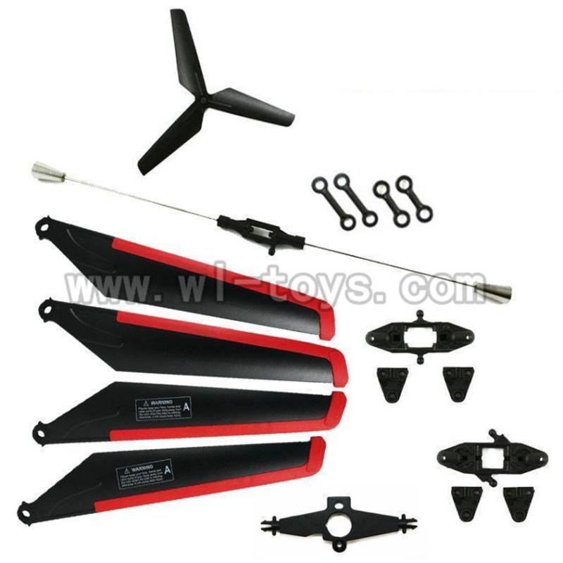 MJX T55/T655 RC Helicopter Parts MJX T55/T655 Crash set wholesale-Black