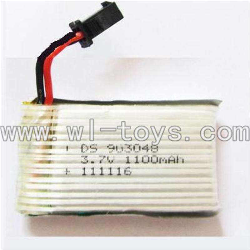 LianSheng toys model LS209 RC Helicopter parts,LS-209-parts-04 3.7v 1100mah battery
