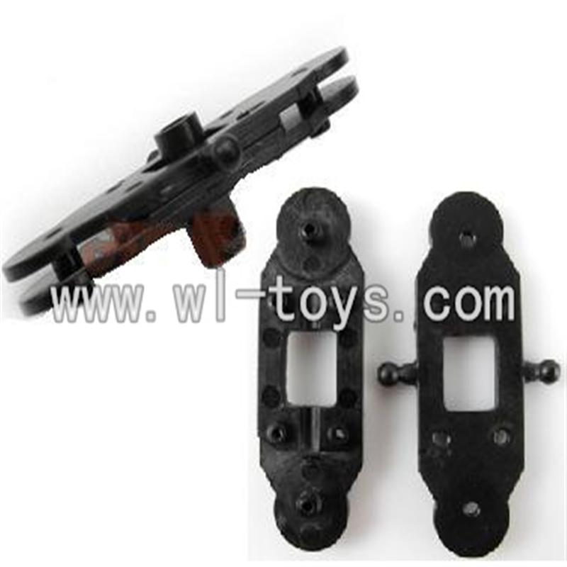LS-209-parts-11 Upper main grip set & Lower main grip set,LianSheng toys model LS209 RC Helicopter parts