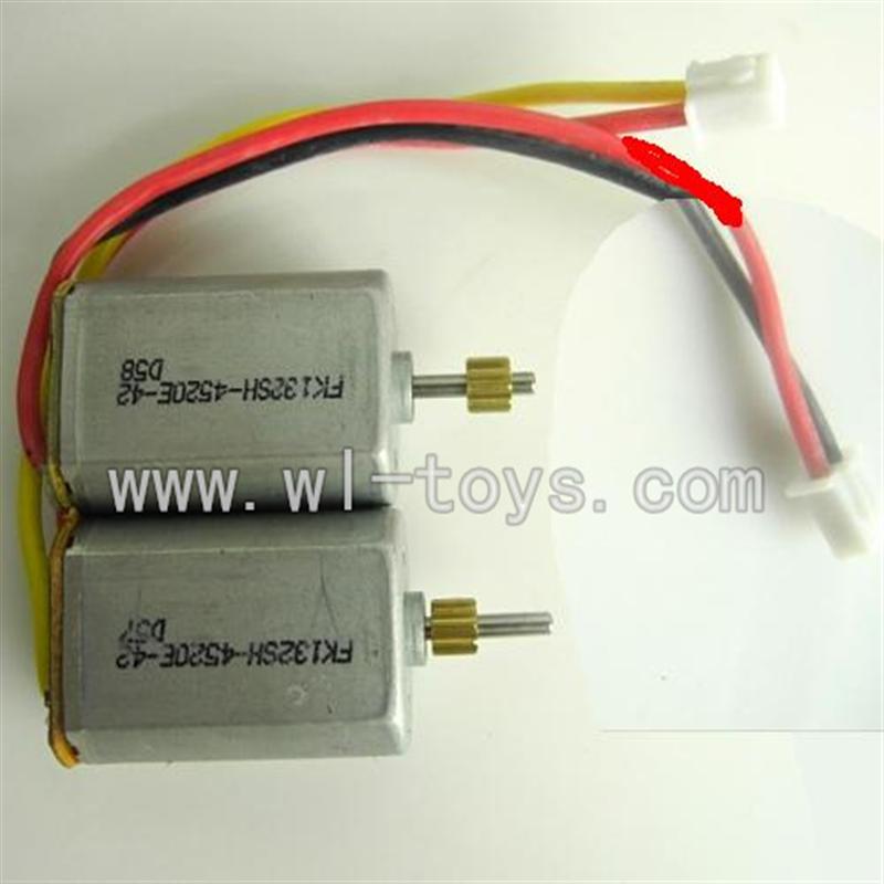 LS-209-parts-21 Main motor with long shaft and gear & Main motor with short shaft and gear,LianSheng toys model LS209 RC Helicopter parts