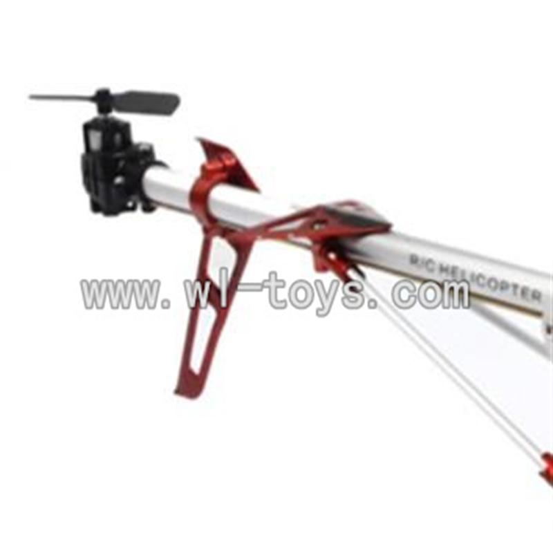 LS-209-parts-28 Long tail unit-Orange,LianSheng toys model LS209 RC Helicopter parts