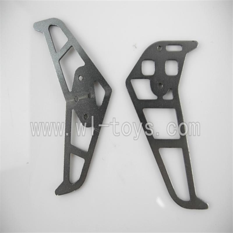 LS-209-parts-34 Horizontal and verticall wing-Gray,LianSheng toys model LS209 RC Helicopter parts