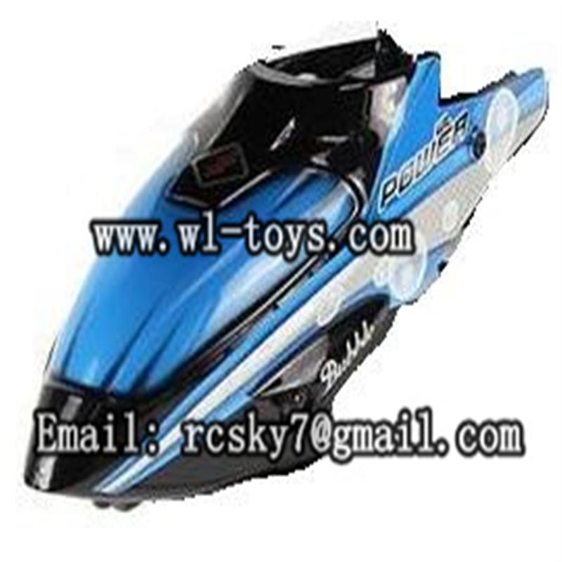 WLtoys V757 RC Helicopter Parts,WL-toys V757 model,WL-V757-01 Head cover(Blue)