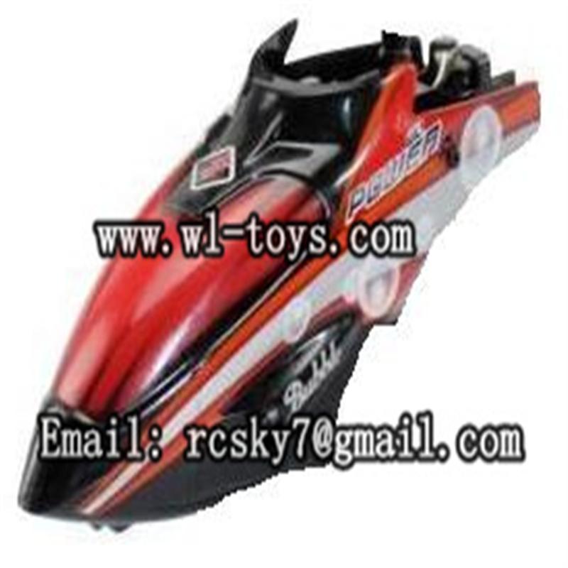 WL-V757-02 Head cover(Red) WLtoys V757 RC Helicopter Parts WL-toys model