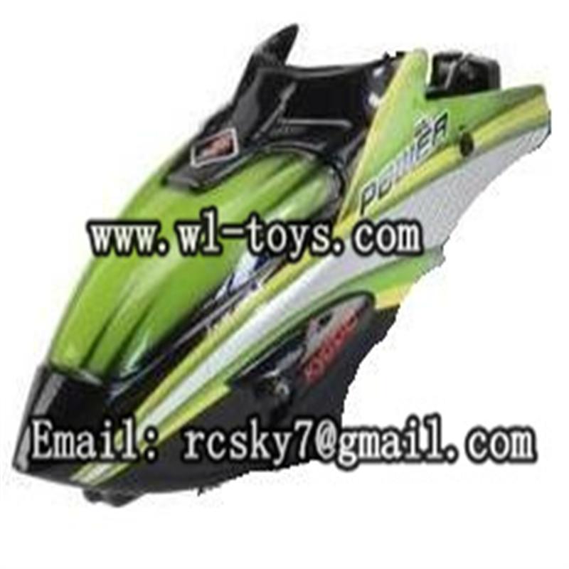 WL-V757-03 Head cover(Green) WLtoys V757 RC Helicopter Parts WL toys model
