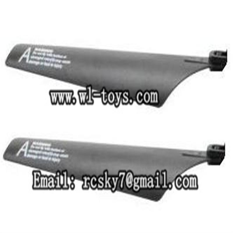 WLtoys V757 RC Helicopter Parts,WL-toys V757 model,WL-V757-07 Upper main blades(2A)