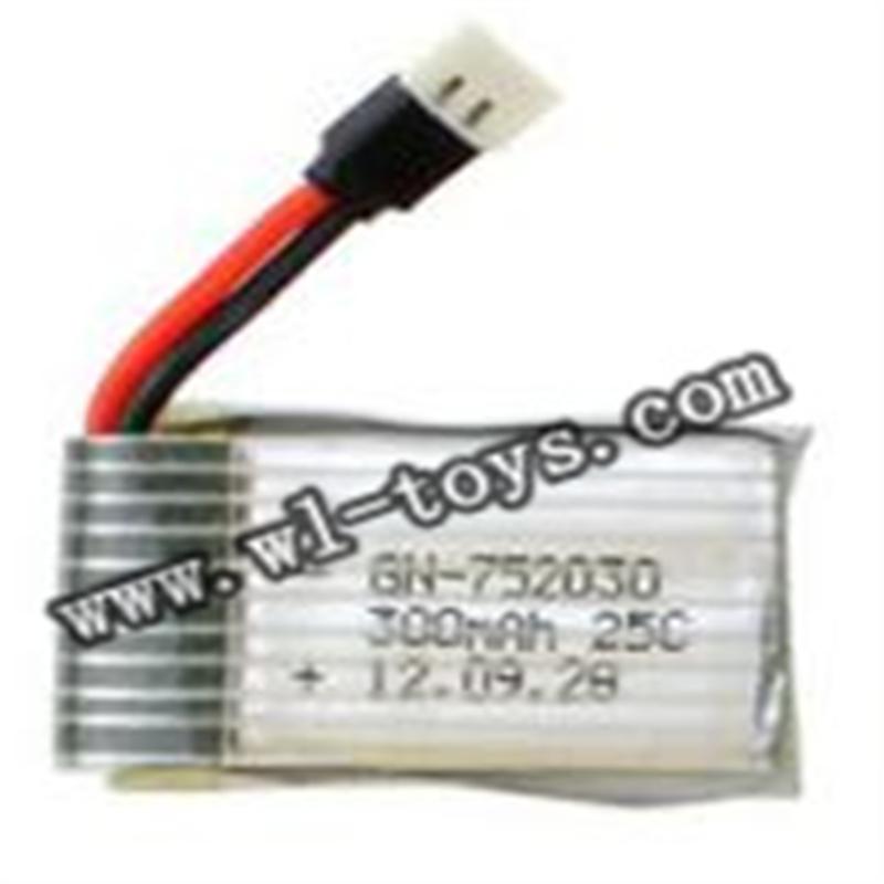 WL-V202-UFO-05 Battery 300mAH-25C WLtoys Quadcopter model WL V202 rc helicopter parts