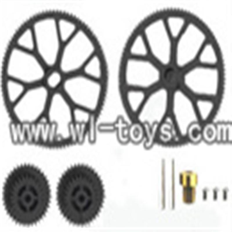 Double horse 9053 rc helicopter parts-08 top bottom main gear,shuangma DH-9053 toys model