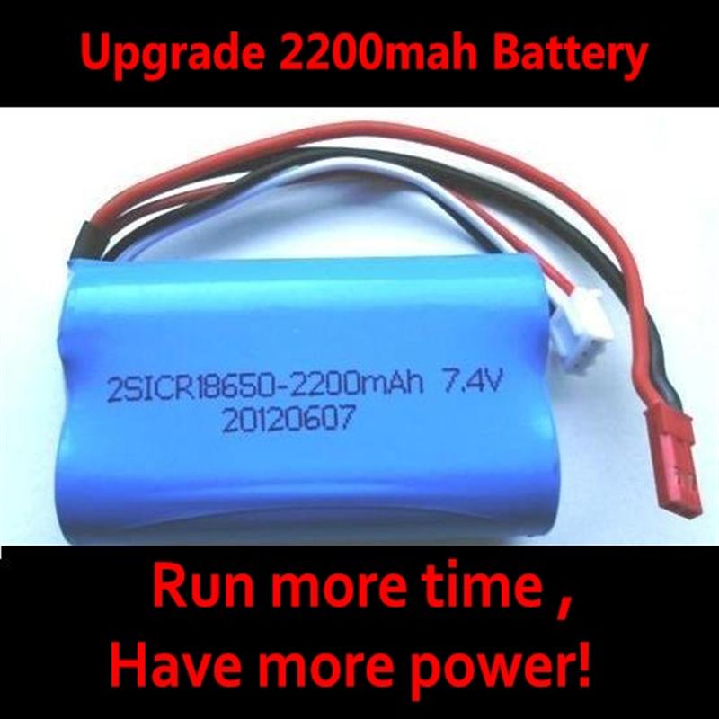 2200mAH Battery wholesale  (WLtoys WL912 Boat Upgrade Batteryy-7.4v 2200mAH battery 15c with Red JST plug)