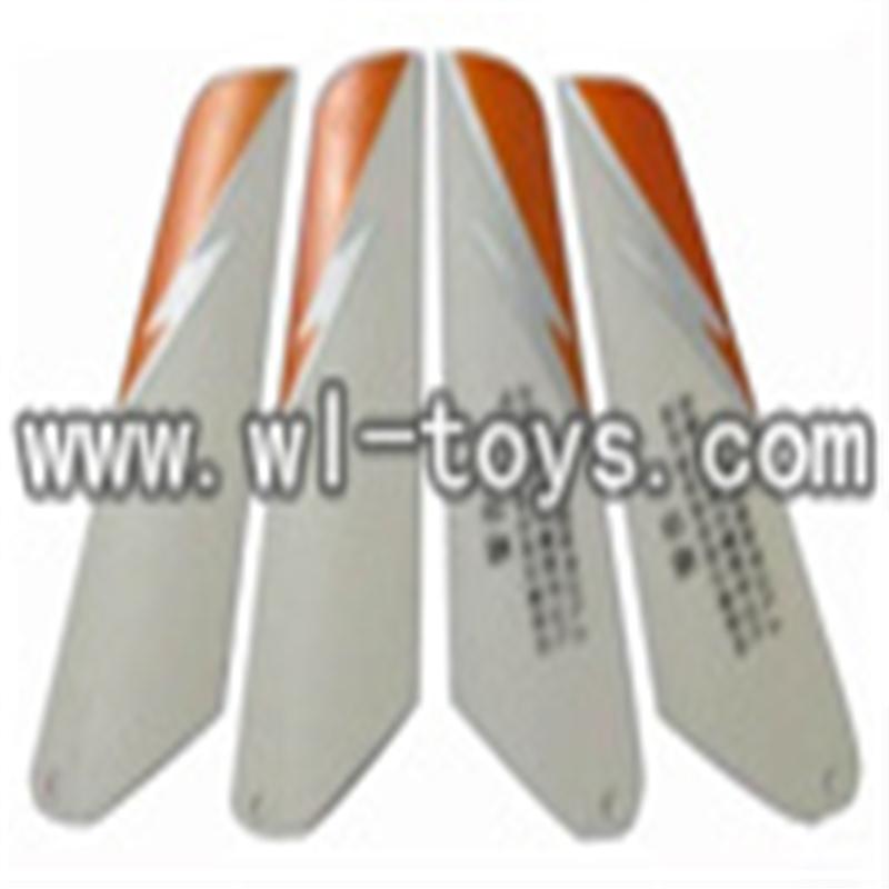 double horse DH 9098 helicopter parts-04 main rotor blade(orange)