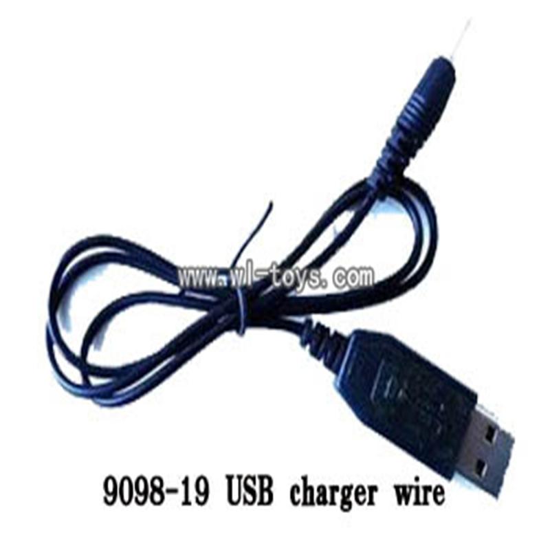 double horse 9098 rc helicopter parts-22 usb charger wire(Square Interface)