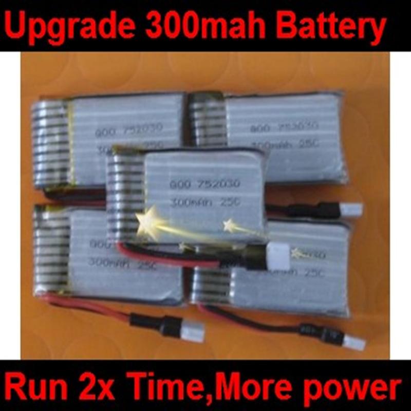 Wltoys V252 Quadcopter Upgrade Battery--3.7V 300mah 25c