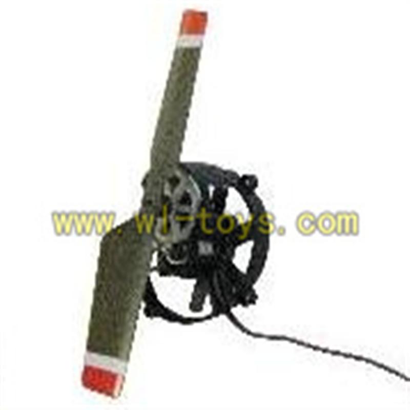 FeiLun FX059 rc helicopter parts-23 Chopper Tail unit (Include Tail motor& Tail blade & Tail cover with gear)
