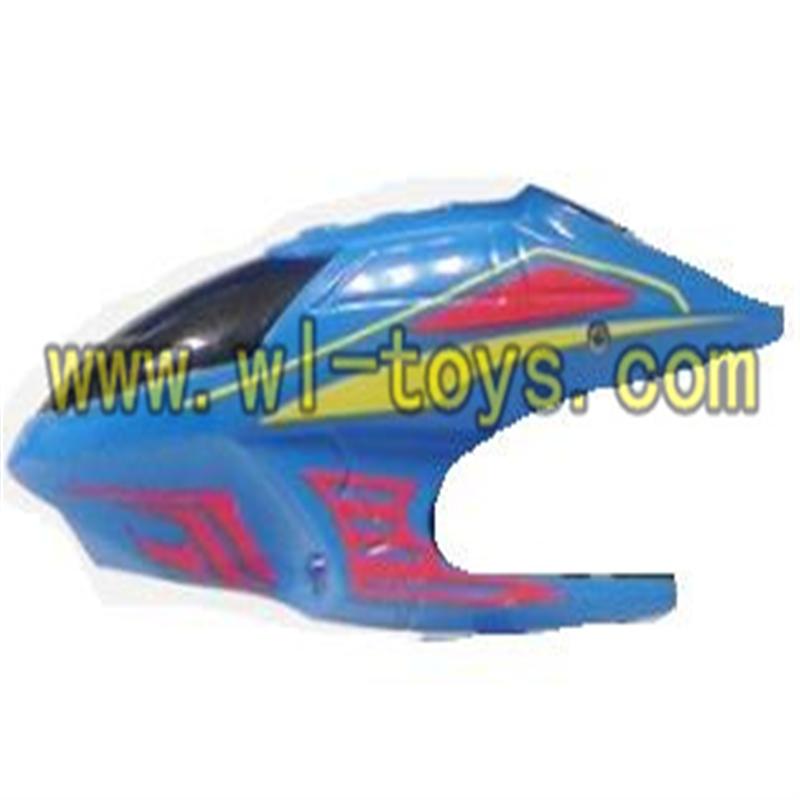 Koome-K008-parts-04 Head cover(Blue)