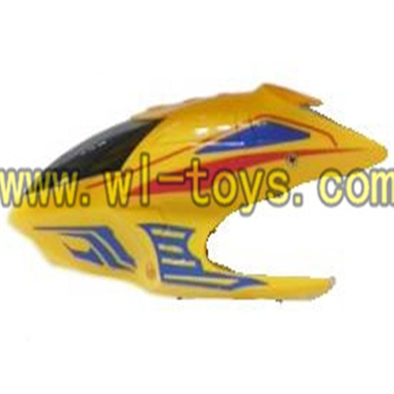 Koome toys model K008 rc helicopter parts-05 Head cover (Yellow)