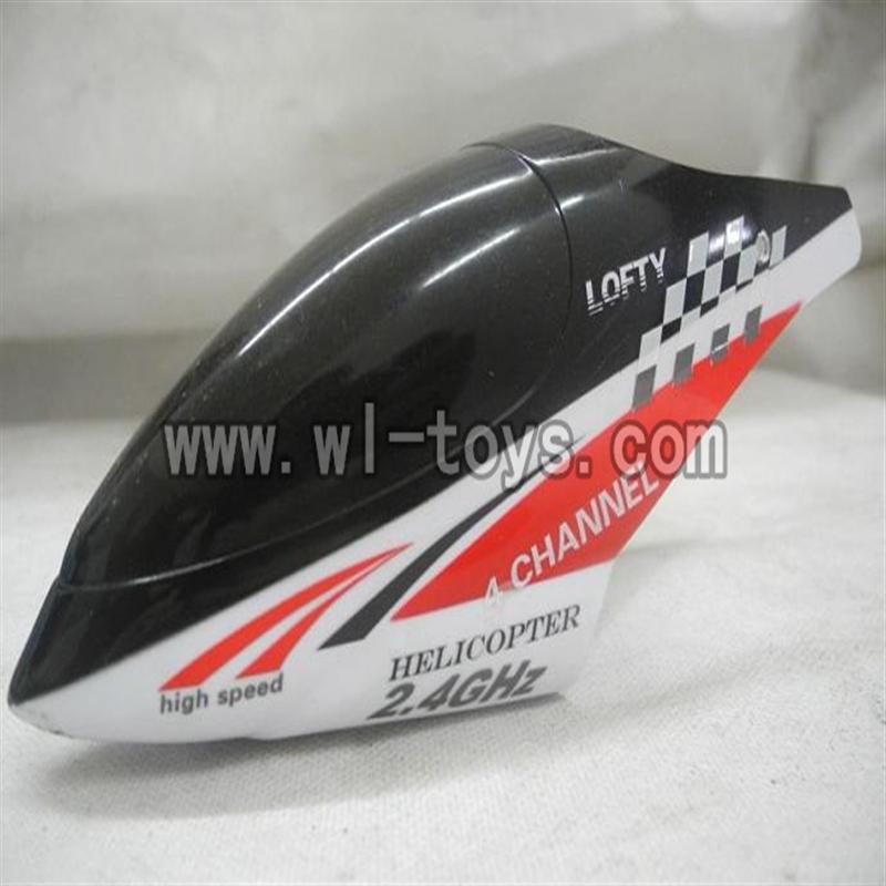 Feilun FX071 FX071C RC Helicopter parts, FX071-parts-04 Head cover (Black)