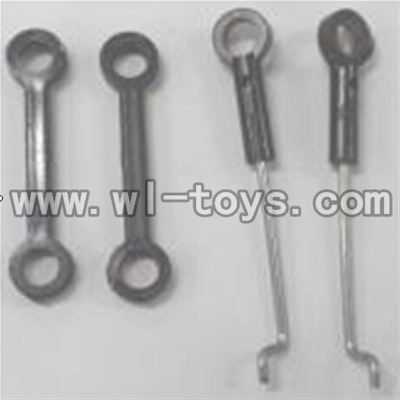 Feilun FX071 FX071C RC Helicopter parts, FX071-parts-08 Connect buckle (2pcs)& Steering gear lever (2pcs)