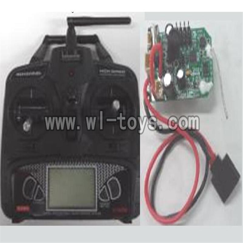 Feilun FX071 FX071C RC Helicopter parts, FX071-parts-21 Transmitter & Circuit board