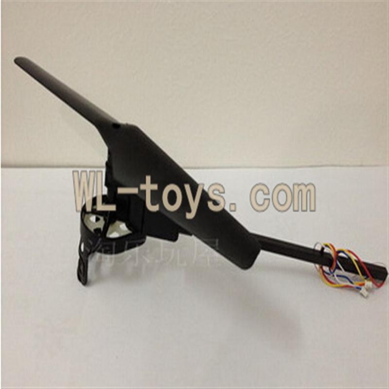 XinXun X30 X30V Quadcopter parts, Xinxun-X30-parts-17 Whole leg unit 1 (Black)