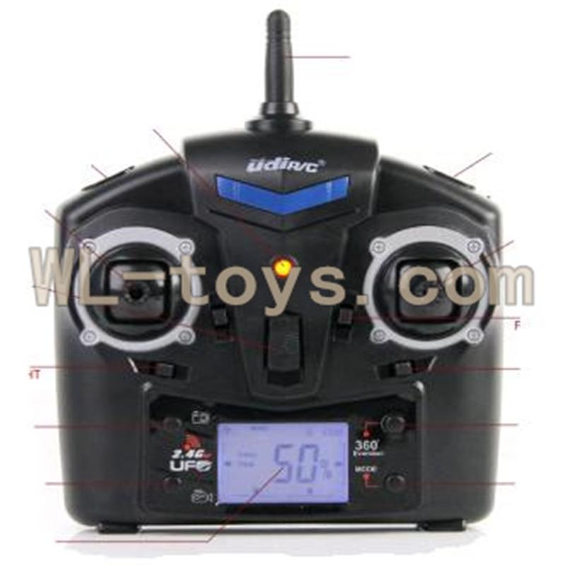 UDI U829 U829X Quadcopter parts, U829X-parts-09 Transmitter