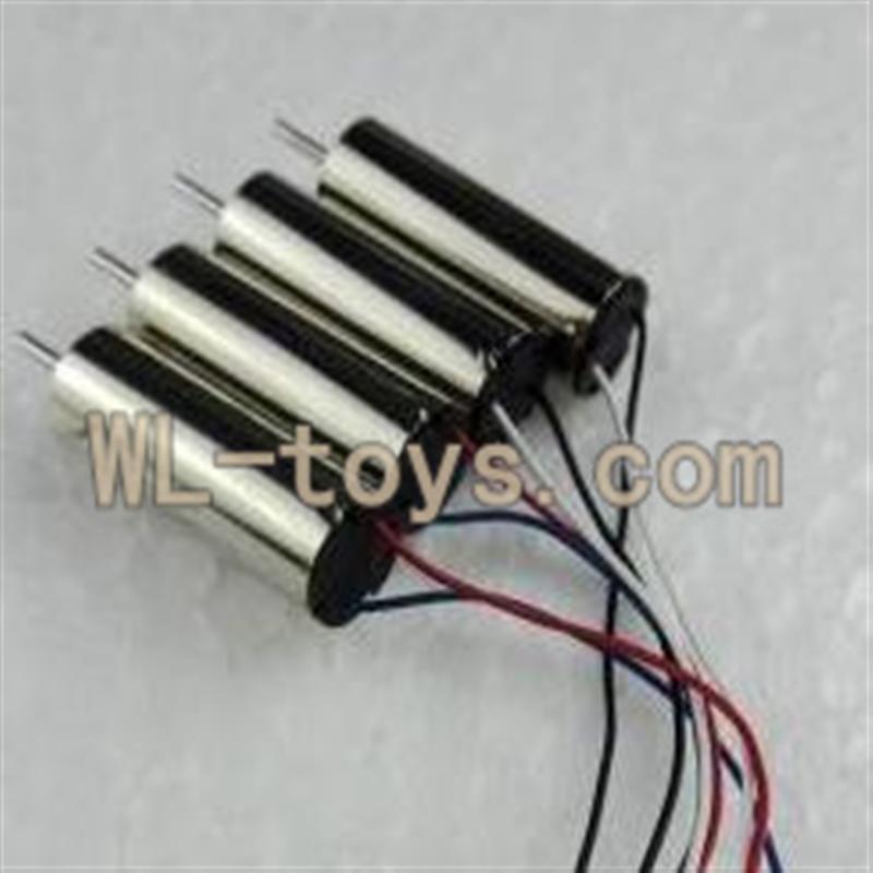 YD 928 Quadcopter parts, YD928 Parts-16 Main motor (4pcs-2x Black and blue wire motor & 2x Red and blue Wire motor)