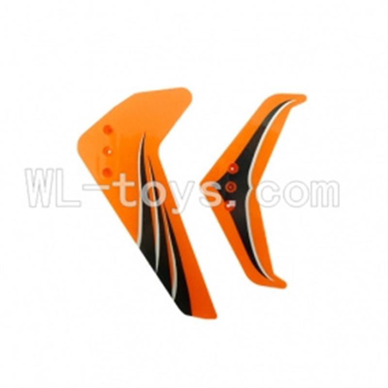 UDI U7 RC helicopter parts-30 Tail Decoration (Red)