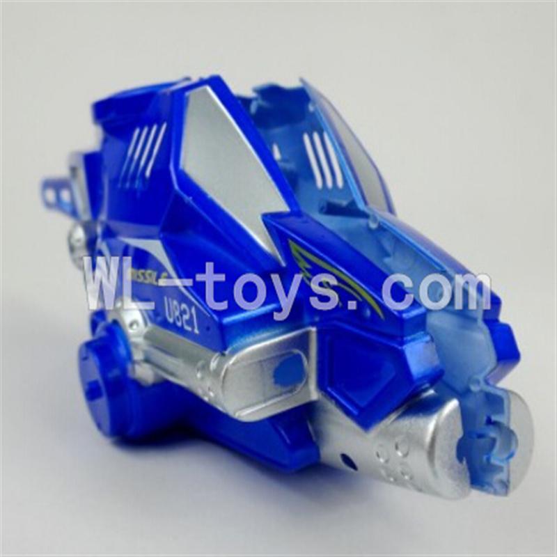 UDI U821 RC helicopter parts-02 Head cover(Blue)
