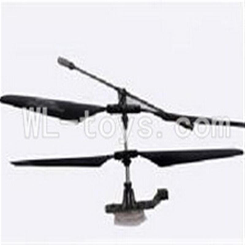 UDI U821 RC helicopter parts-29 Whole body unit(4X MAIN BLADES & Balance bar with pin & 2X main gear with hollow pipe and inner shaft & Upper and lower main grip holder)