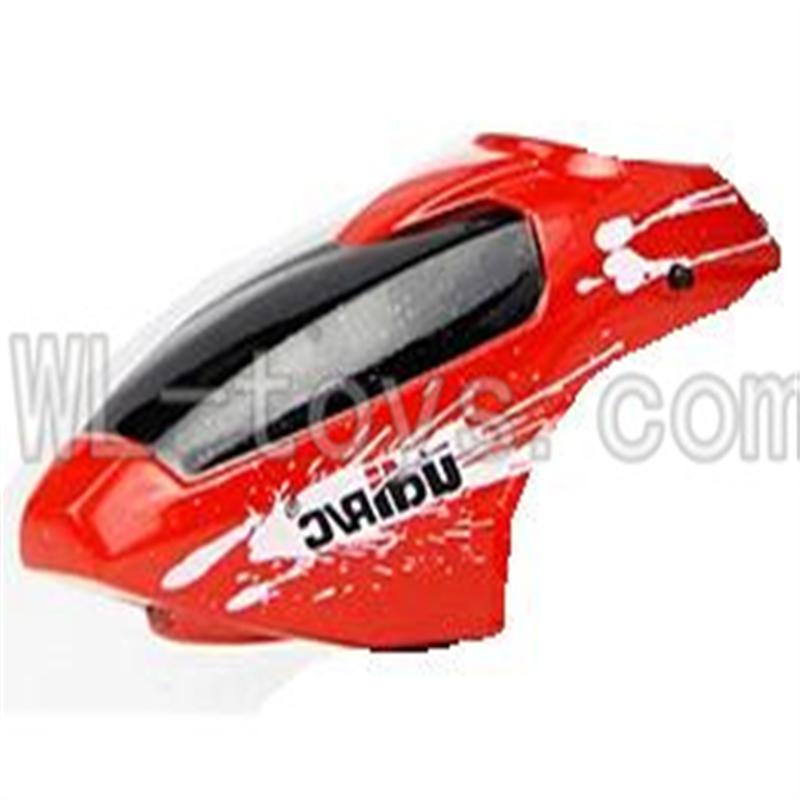 UDI U822 rc helicopter parts-01 Head cover(Red)