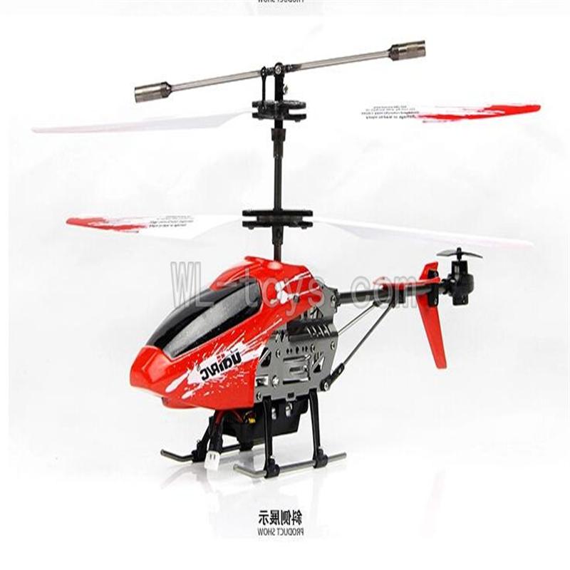 UDI U822 rc helicopter parts-31 BNF-Red(Only helicopter body ,no Transmitter ,No battery,No USB charger)