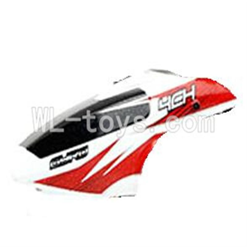 UDI U823 RC helicopter parts-01 Head cover(Red)